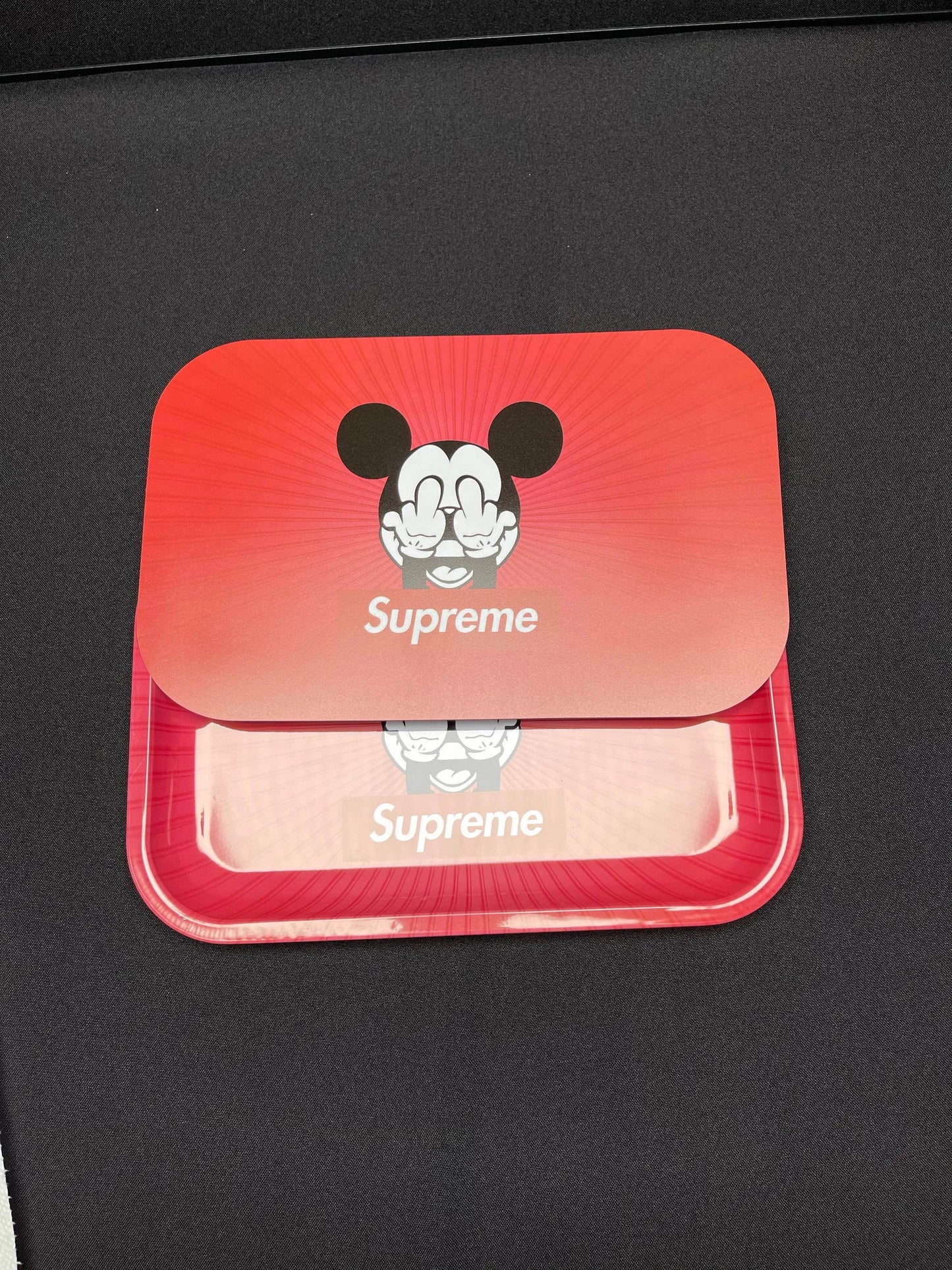 Smoking Accessory Tray with Cover - RK Quality Glass