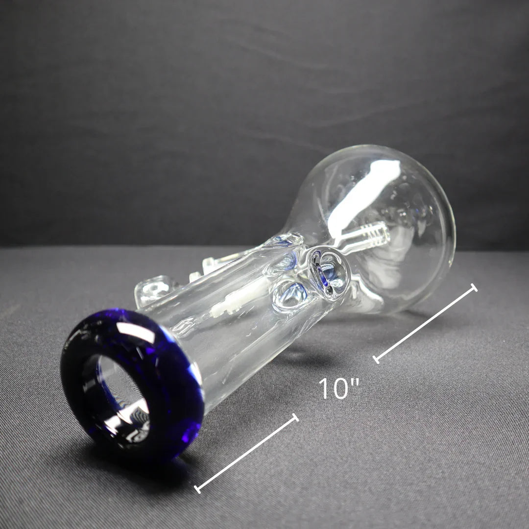 10" Ice Beaker Bong for Sale - Premium Clear Bongs -WP105 - RK Quality Glass