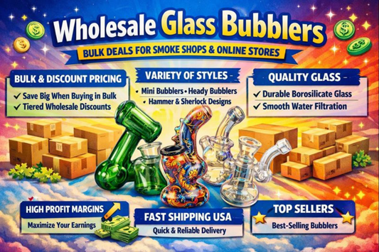 Wholesale glass bubblers