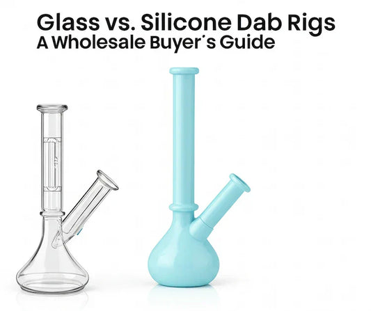 Glass vs. Silicone Dab Rigs: A Wholesale Buyer's Guide to Stocking the Right Mix