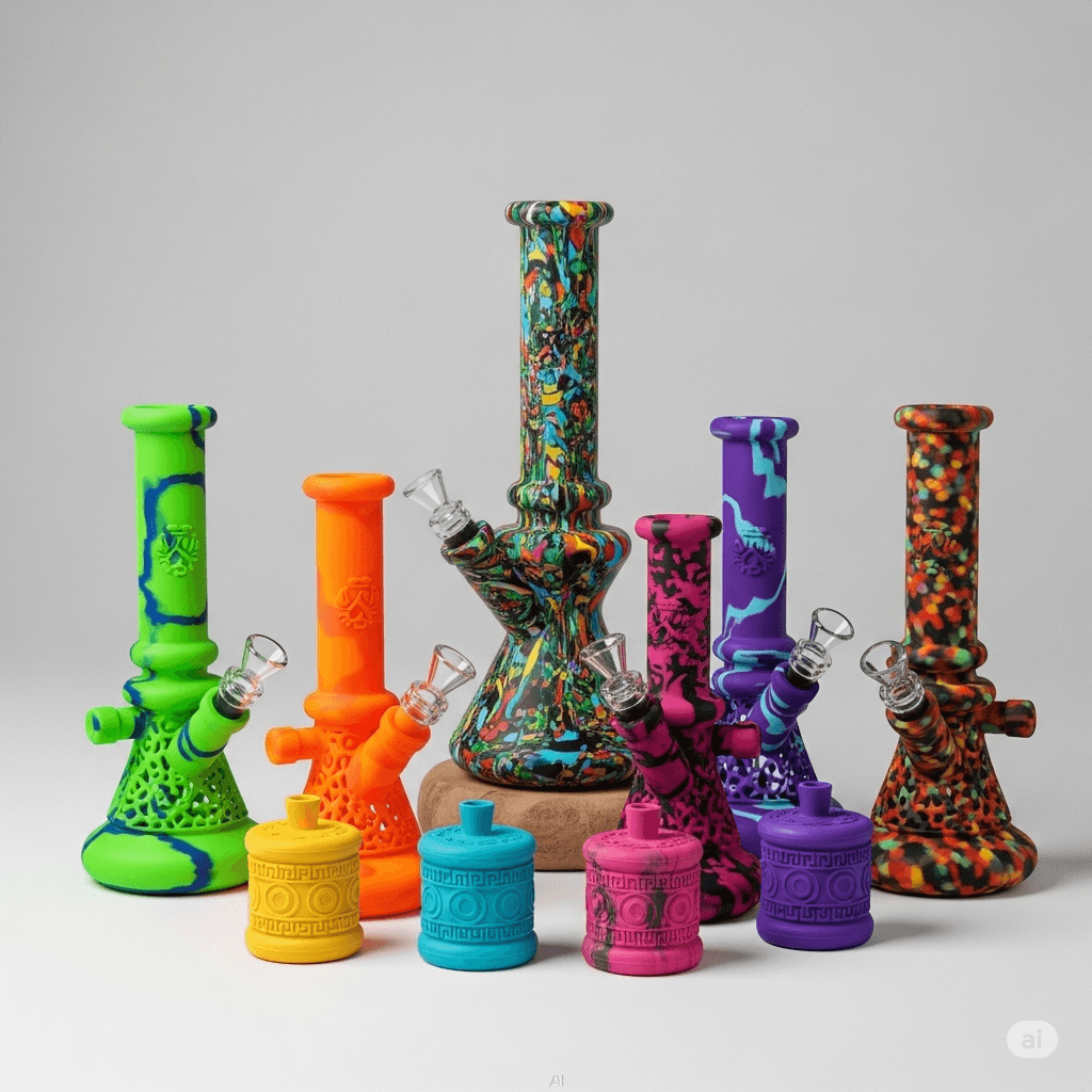 Durable Silicone Water Pipes: Premium Bongs for Lasting Use - RK Quality Glass