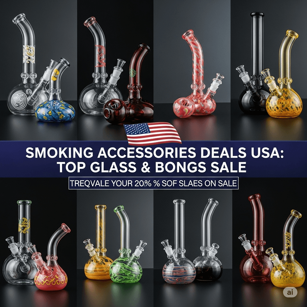 Smoking Accessories Deals USA: Top Glass & Bongs Sale - RK Quality Glass