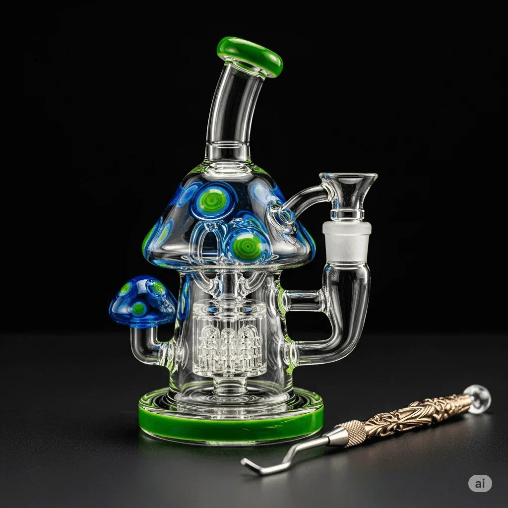 Wholesale Mushroom Dab Rigs: Premium Glass Rigs in Bulk - RK Quality Glass