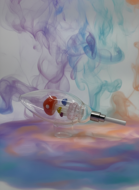 Mushroom inserts nectar collector