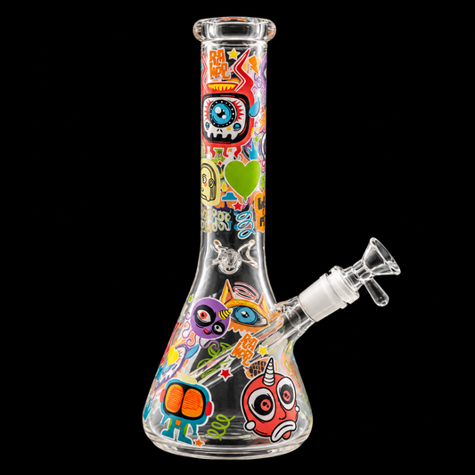 10 - Inch Graffiti Monster Beaker Bong
