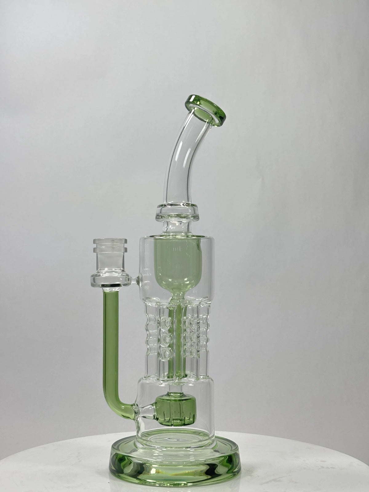 9 Inch Tree Perc Bent Neck Dab Rig - WP107