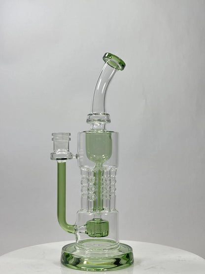 9 Inch Tree Perc Bent Neck Dab Rig - WP107