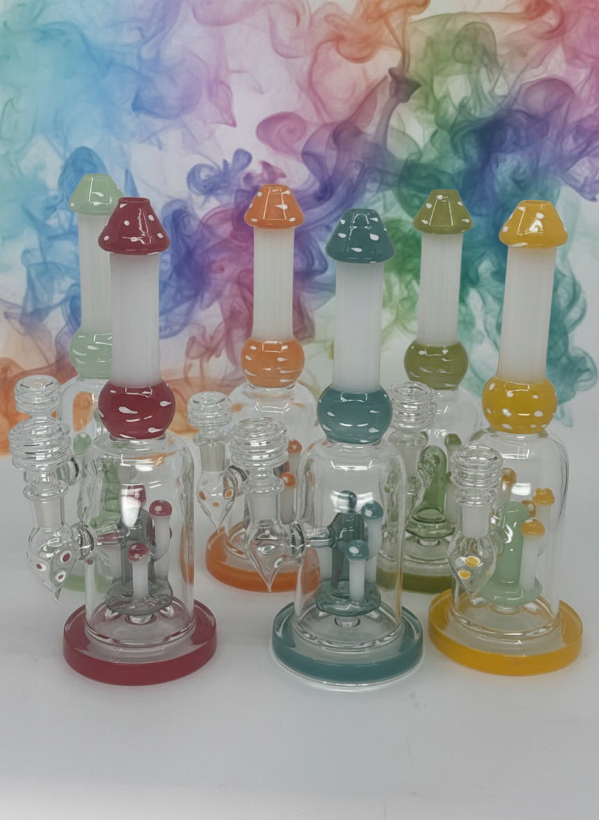 10 Inch Mushroom Dab Rig Wholesale - RK Quality Glass