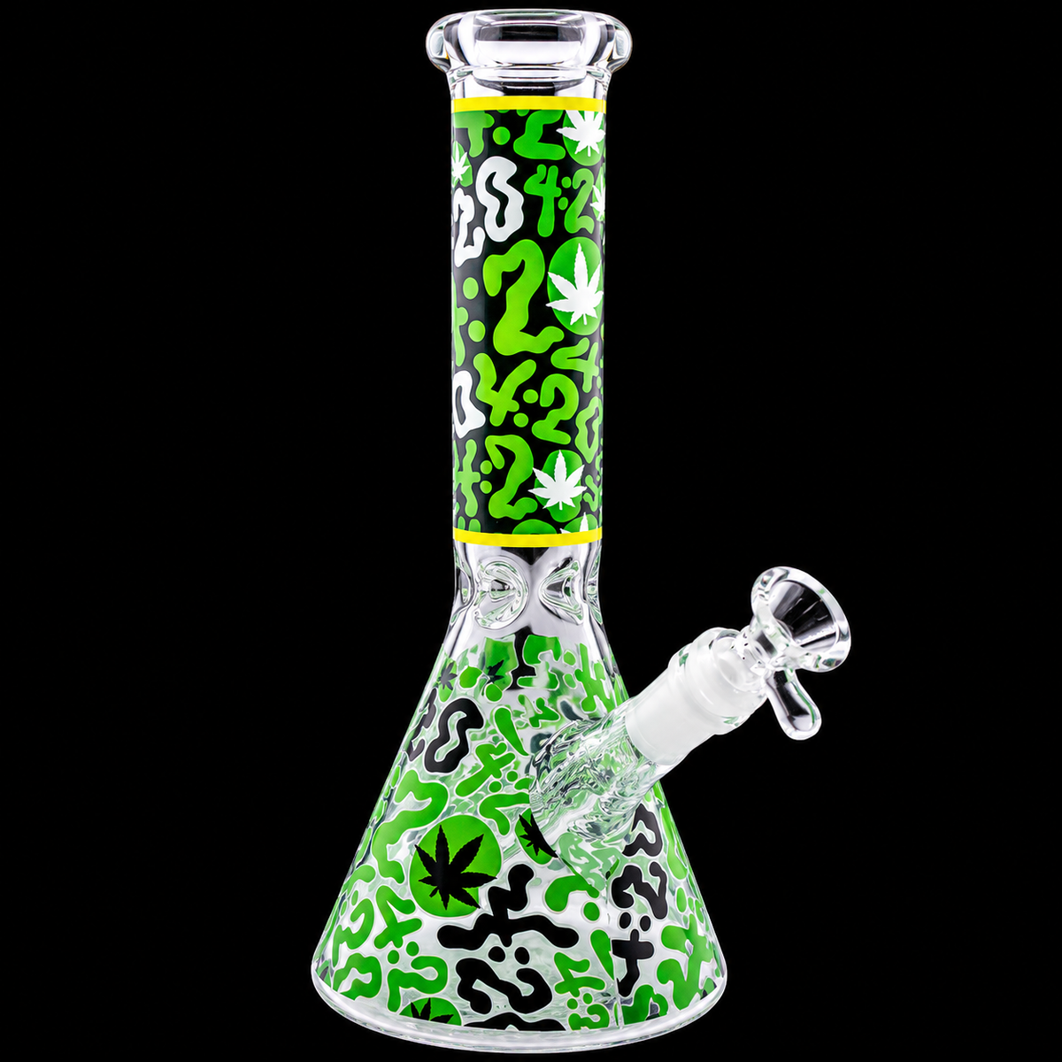 420 Graffiti Beaker Bong