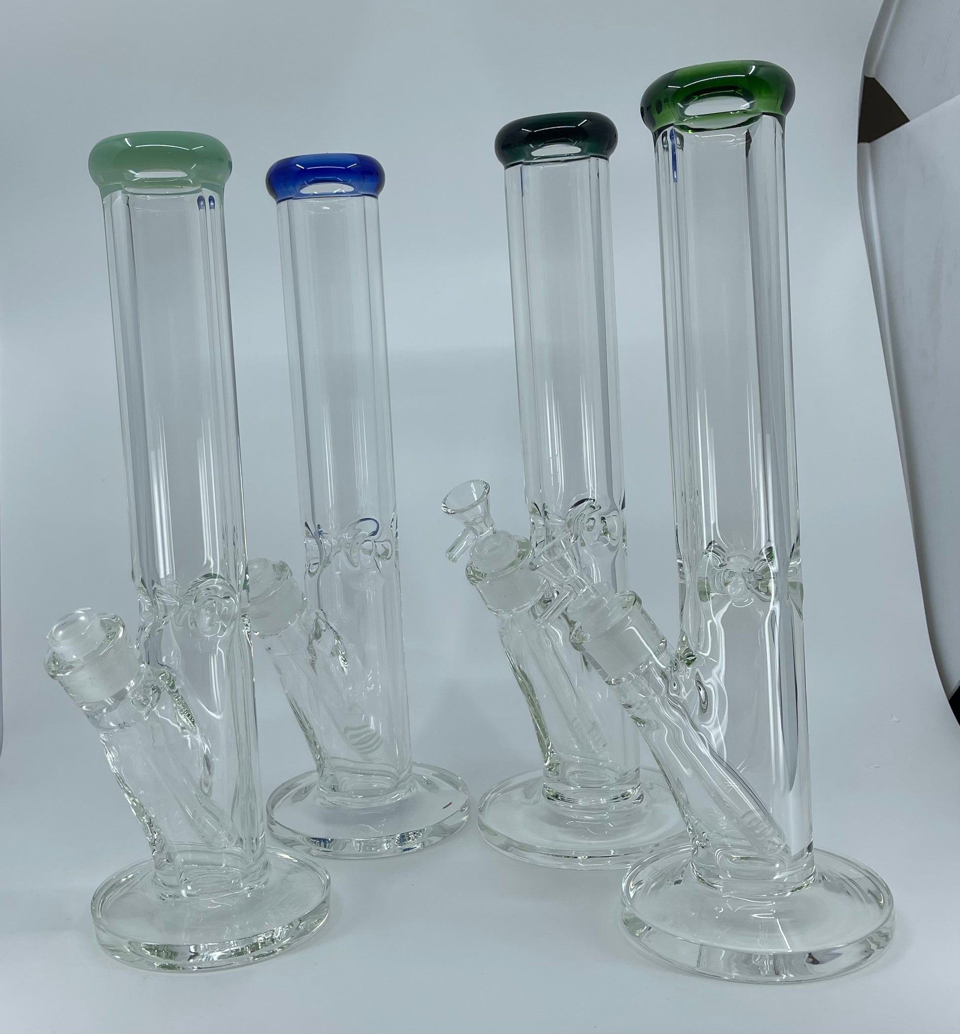 RK Quality Glass 14 Inch Straight Water Bong - RK Quality Glass