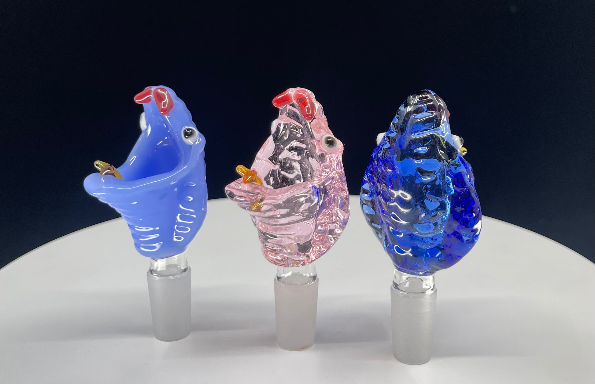 RK Quality Glass 14mm Cobra Face Glass Bowl - RK Quality Glass