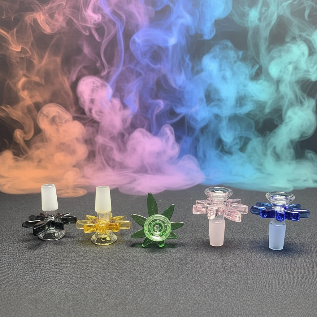 14mm Glass Flower Bowl Wholesale - RK Quality Glass