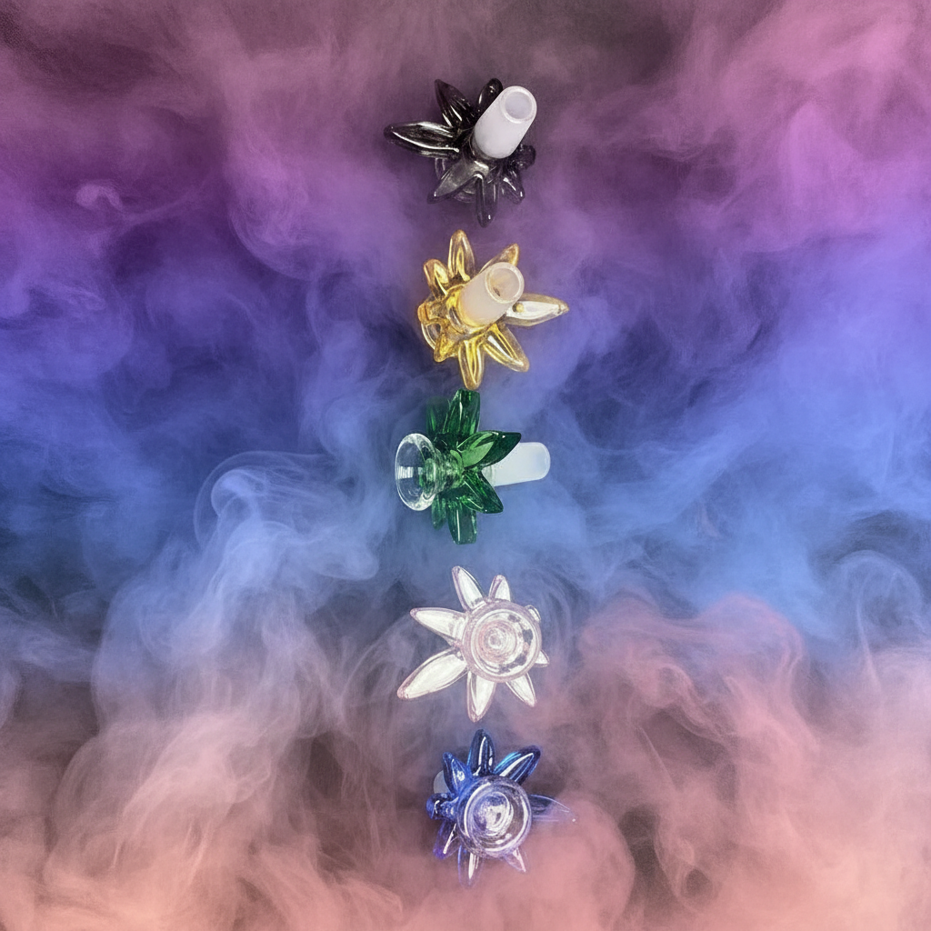 14mm Glass Flower Bowl Wholesale - RK Quality Glass