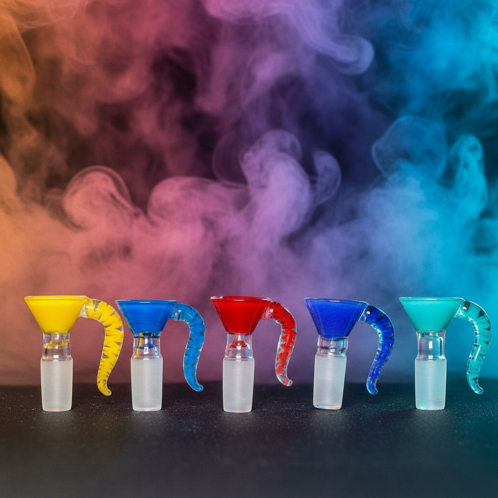 14mm Glass Horn Bowl Wholesale - RK Quality Glass