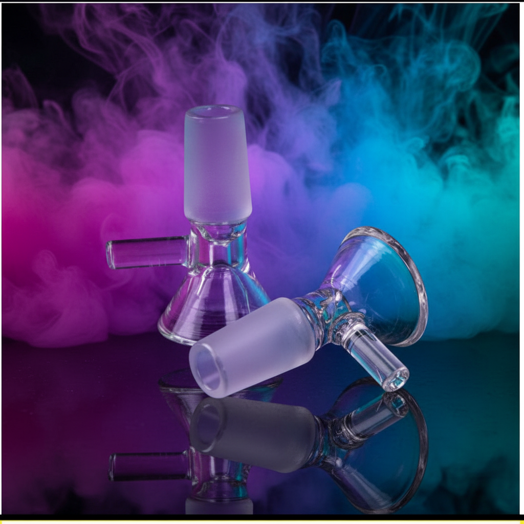 14mm Clear Glass Bowl Male