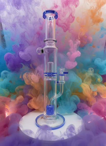 16 Inch Double Shower Head Bong Wholesale - RK Quality Glass