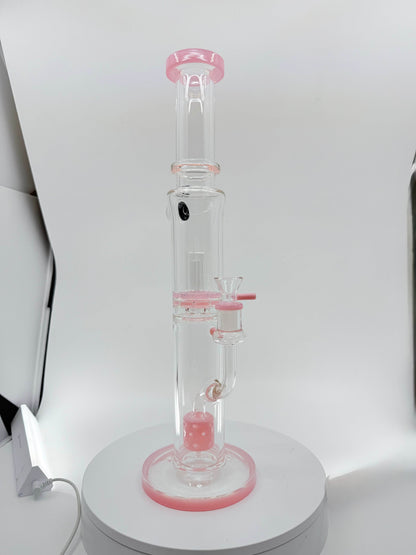 RK Quality Glass 16 Inch Double Shower Head Bong - RK Quality Glass