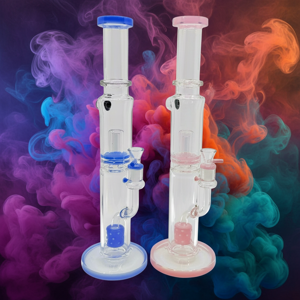 16 Inch Double Shower Head Bong