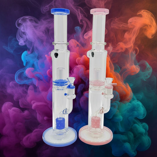 16 Inch Double Shower Head Bong