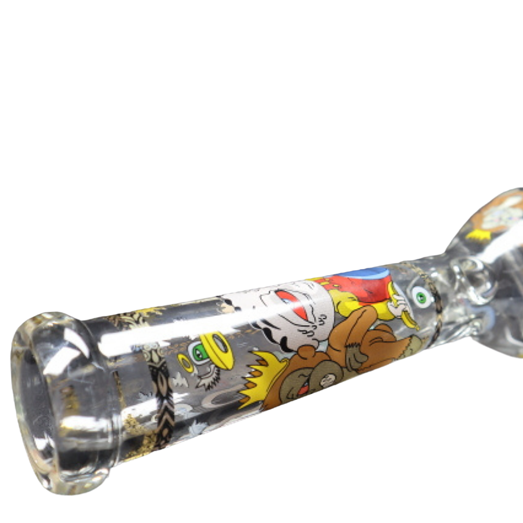 181 26RKQG 16" ricky moorty 7mm beaker bong