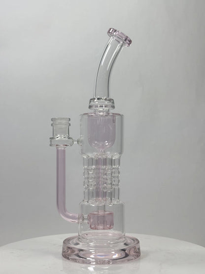 9 Inch Tree Perc Bent Neck Dab Rig - WP107