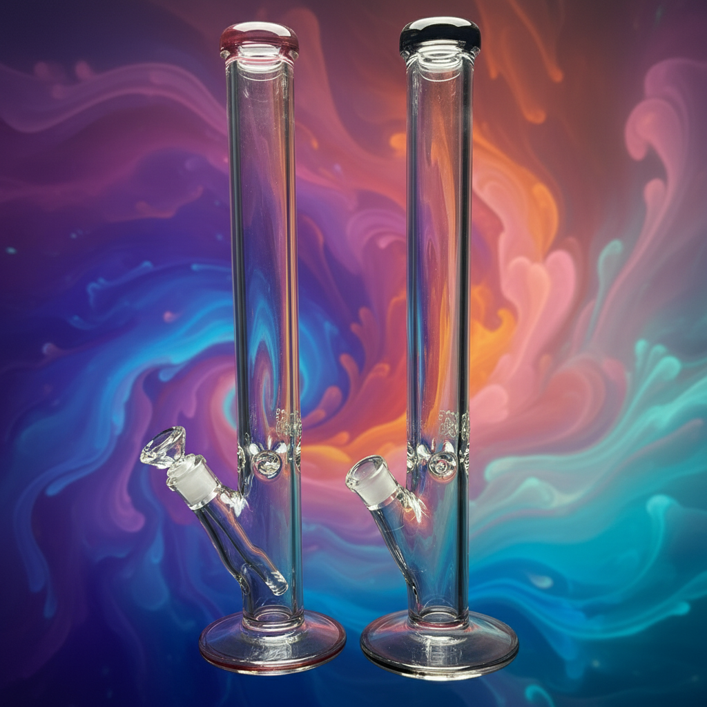 18 Inch Straight Tube Bong 