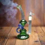 130 29RKQG 9" tall recycler dab rig