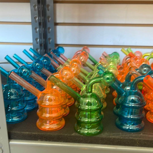 One piece color oil burner - OB01 - RK Quality Glass