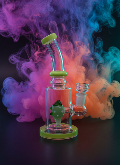 7” shower head bent dab rig - WP235