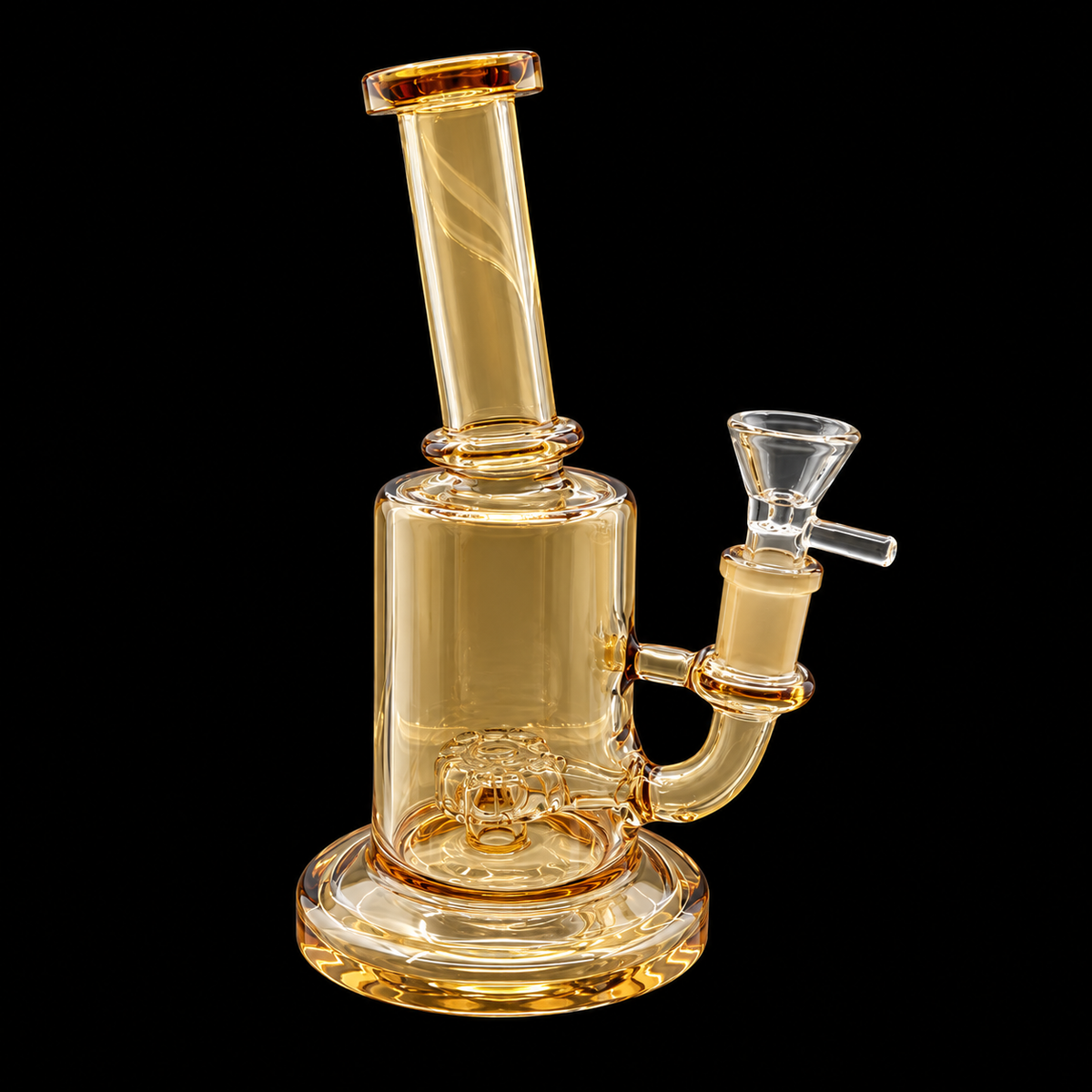 Iridescent Glass Dab Rig with Showerhead Percolator
