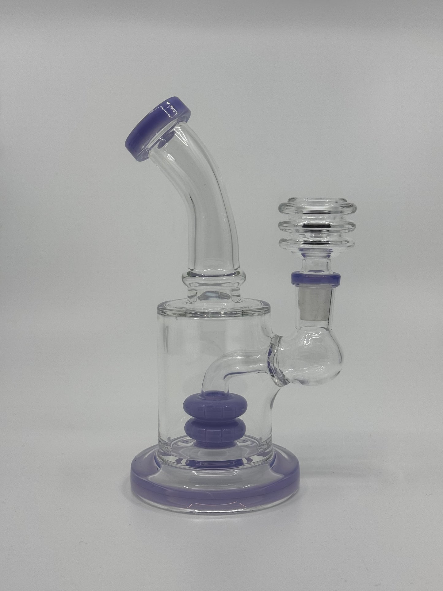 6" shower head slime bent dab rig