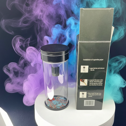 RK Quality Glass 2 in 1 Herb Grinder and Storage Box