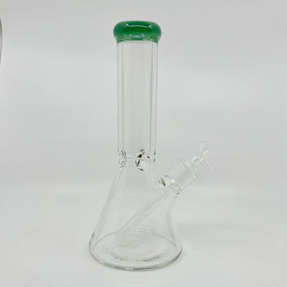 12” Color Mouth 9mm Heavy Duty Ice Becker Bong - WP274 - RK Quality Glass