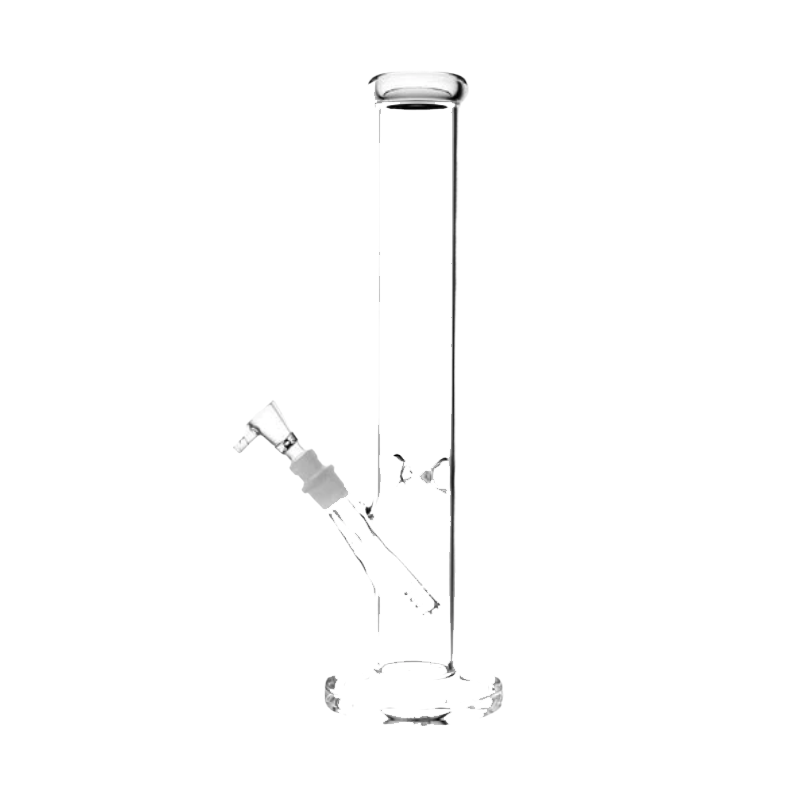 202 17RKQG 16" clear 5mm straight bong