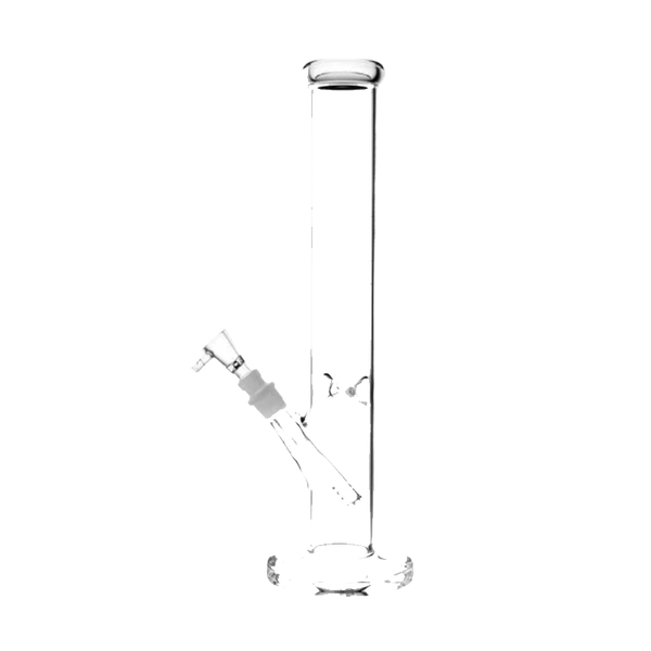 203 18RKQG 18" 5mm clear straight water bong