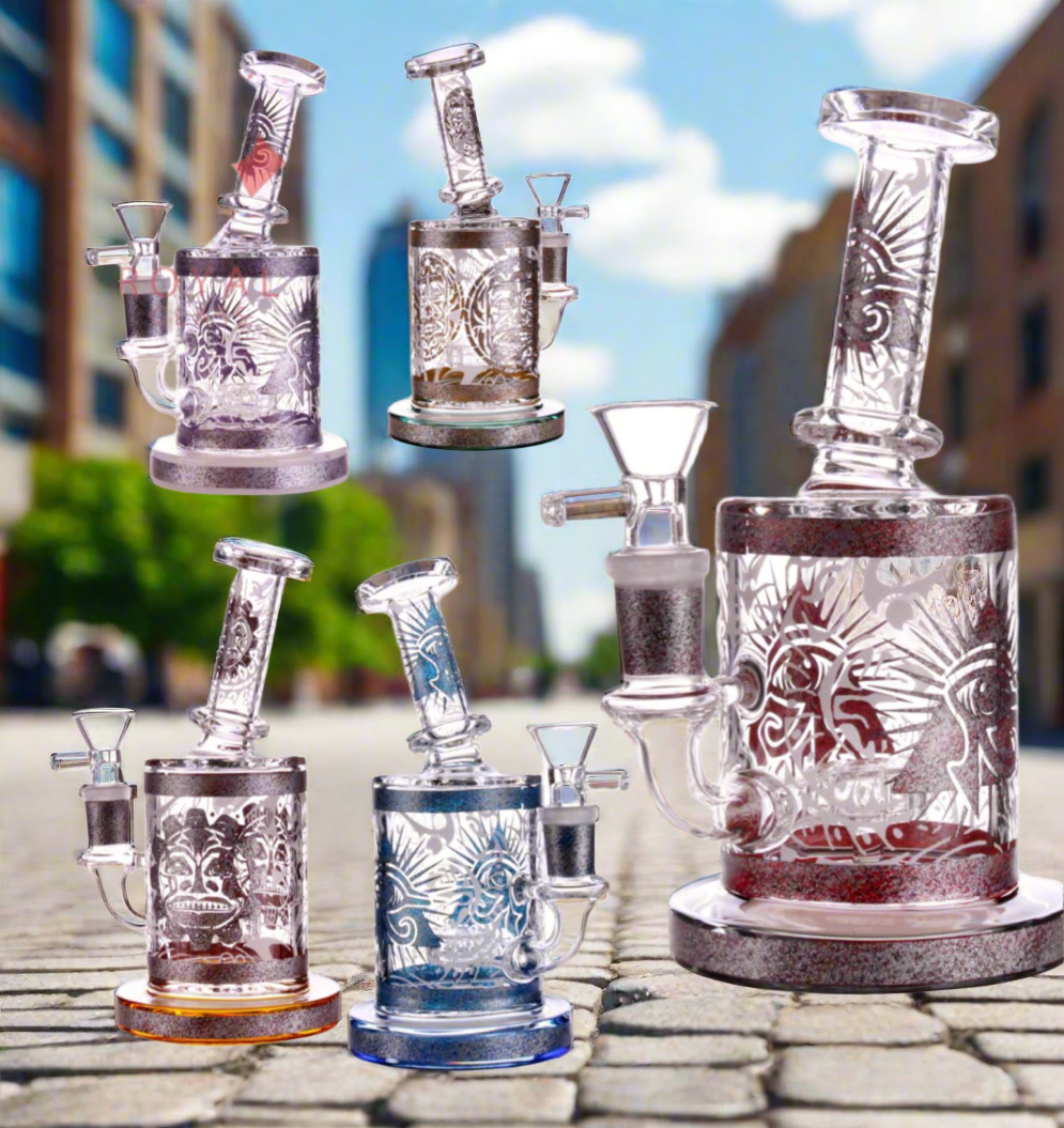 2098 RKQG 6.5” designs art dab rig