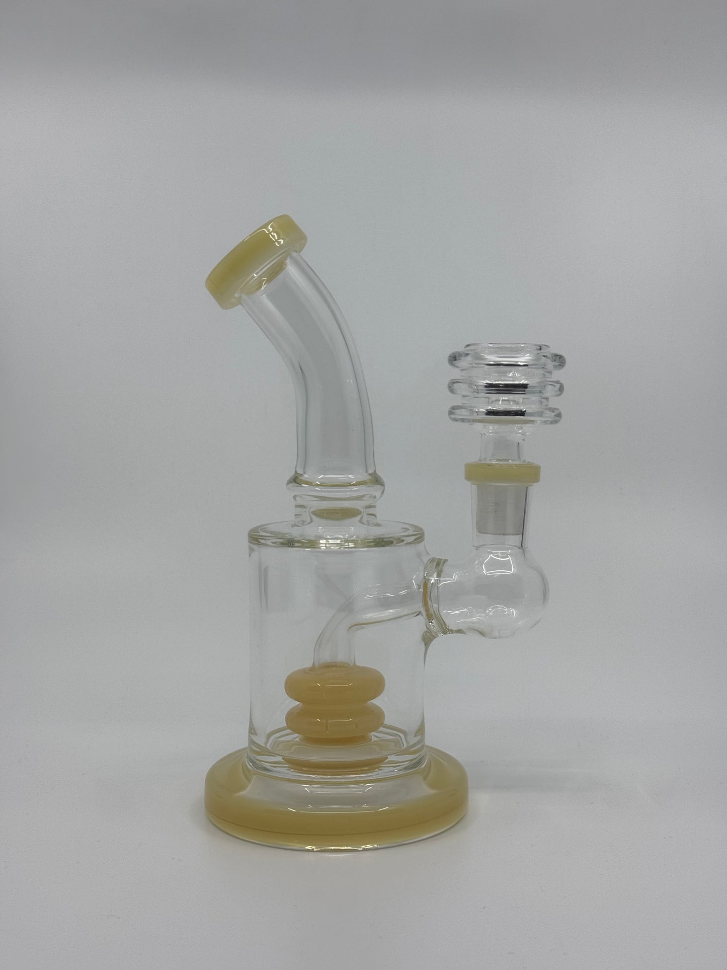 6" shower head slime bent dab rig