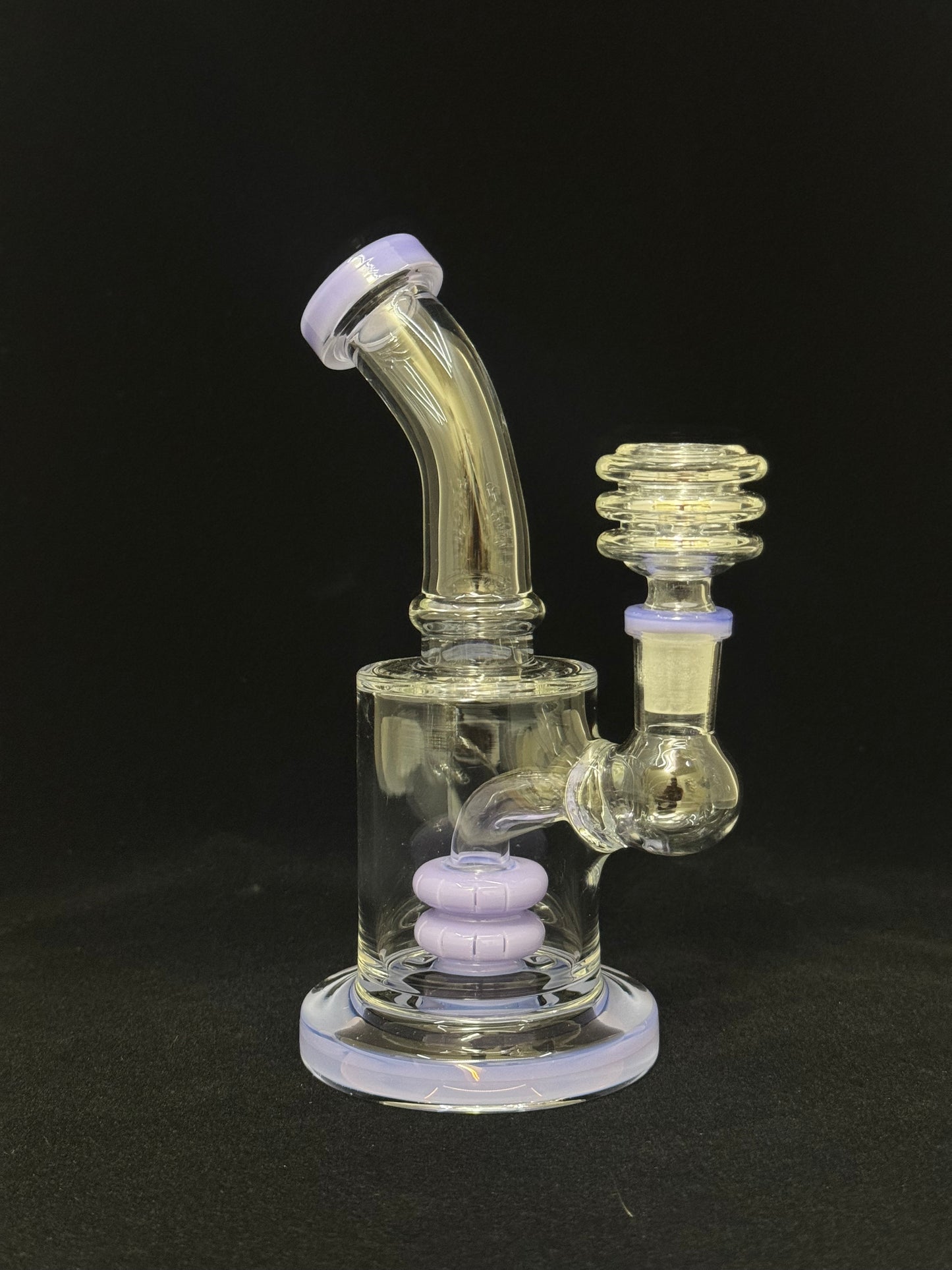 6" shower head slime bent dab rig