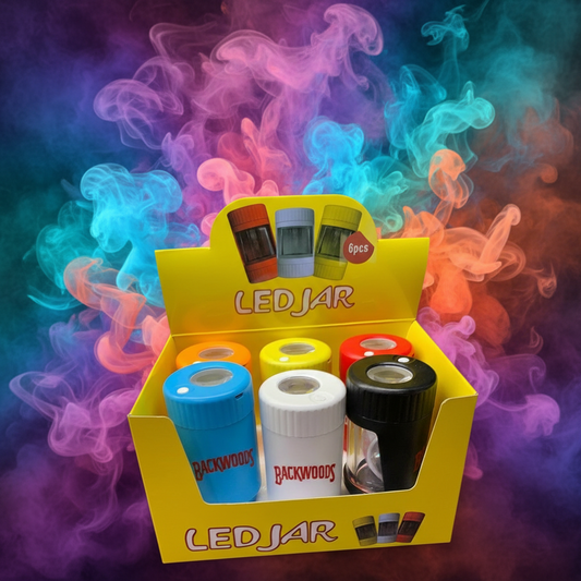 2 in 1 LED Jar with Grinder jr100