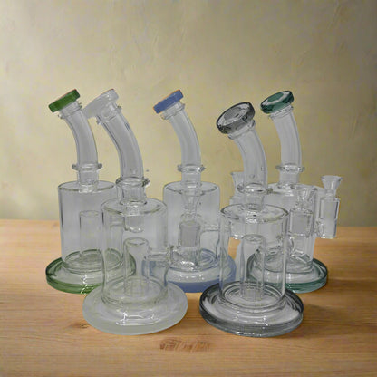 8" Shower Head Dab Rig - WP 266 - RK Quality Glass