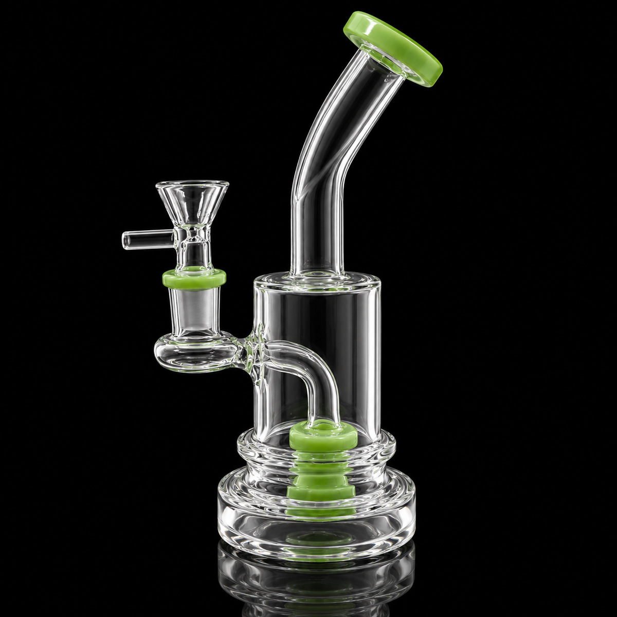 Bent Neck Barrel Glass Dab Rig Wholesale RK Quality Glass