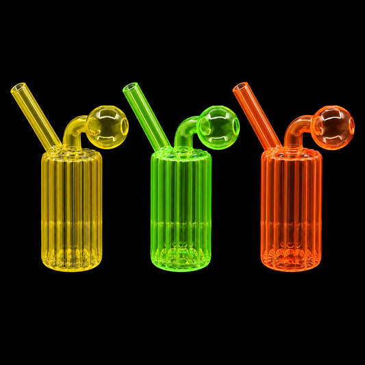 3.5" Mini Colored Glass Oil Burner