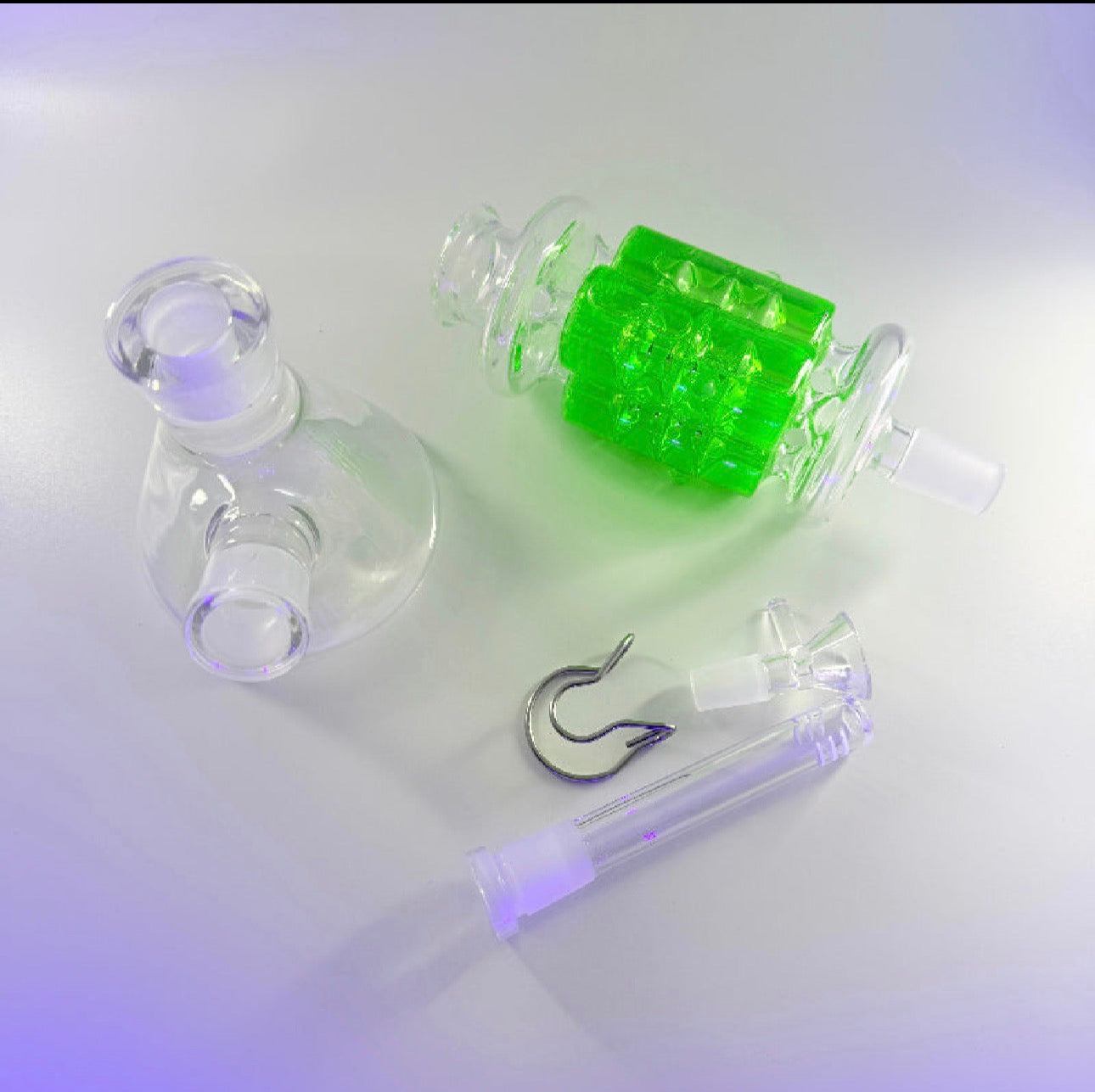 Glycerin Bong | Triple Coils Freezable 11 Inch Bong