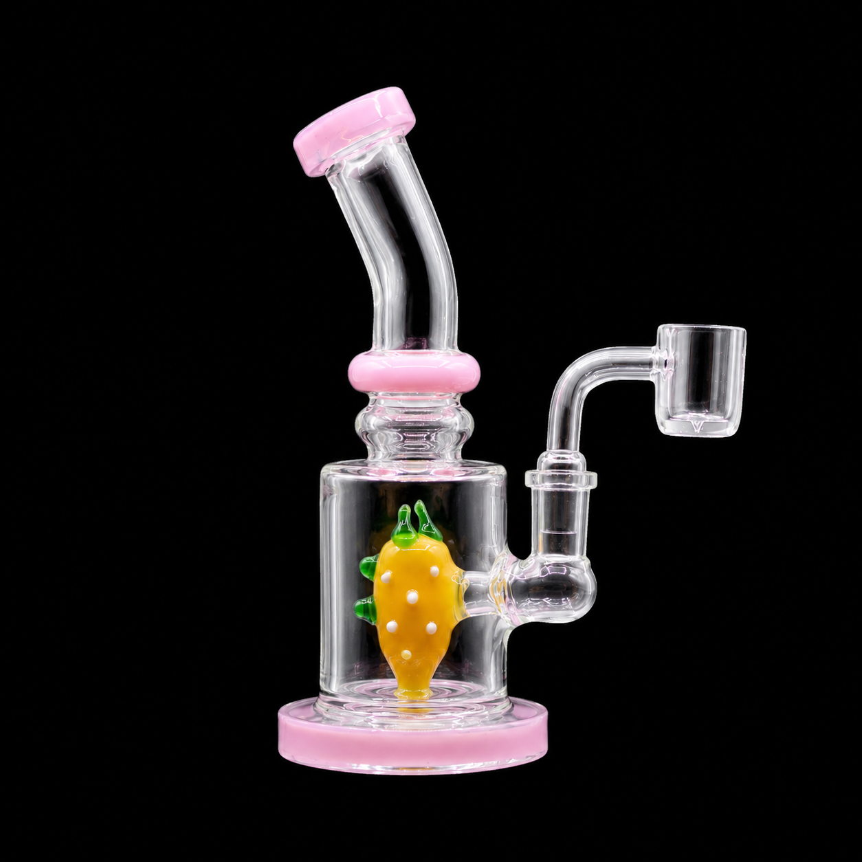 7 Inch Showerhead Perc Bent Neck Dab Rig Wholesale RK Quality Glass