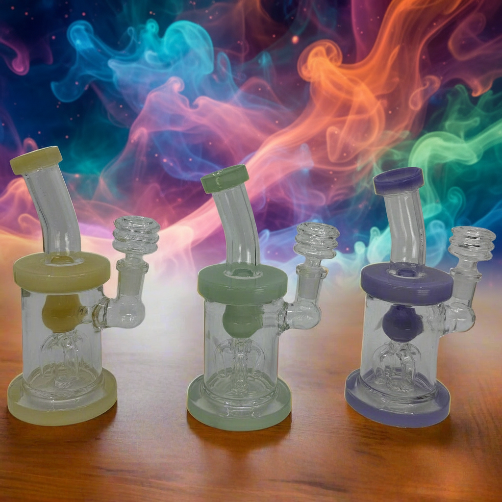 6" Tree Perc Slime Dab Rig Online - RK Quality Glass