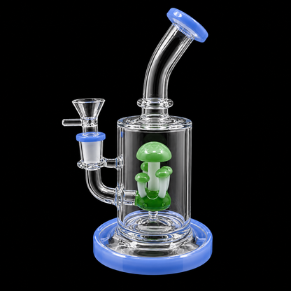 Bent Neck Mushroom Garden Glass Dab Rig Wholesale RK Quality Glass