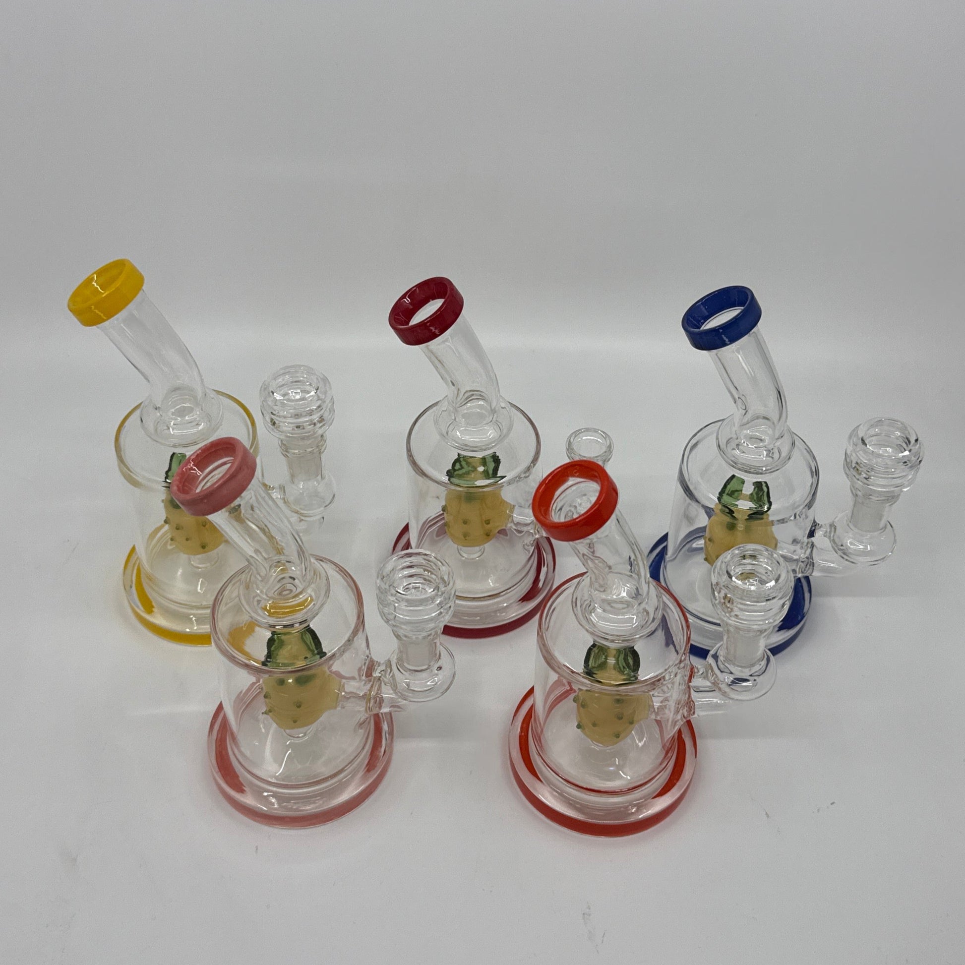 6" Pinepple Shower Head Dab Rig - WP269 - RK Quality Glass