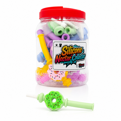 Silicon donut save nectar collector per jar (15 CT)