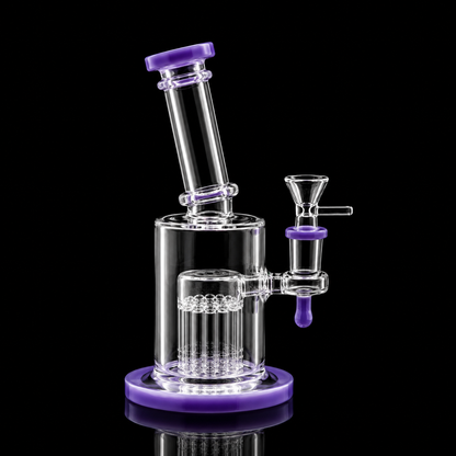 8 INCH Matrix Perc Bent Dab rig