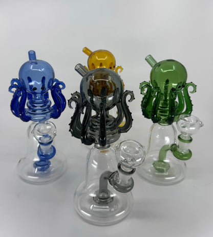 8" FANCY DAB RIG - WP208 - RK Quality Glass